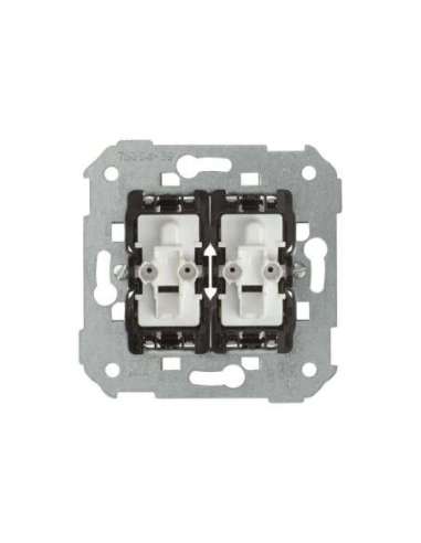 Grupo de 2 cruzamientos 10AX 250V~ con sistema de embornamiento rápido - A001499641 SIMON 7502251-039