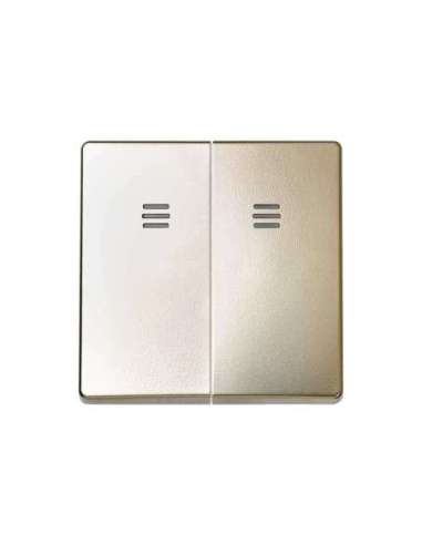 Tecla doble para mecanismos cava luminoso azul Simon 82 - A001499651 SIMON 8202025-034 (EMBALAJE DE 5 UNIDADES)