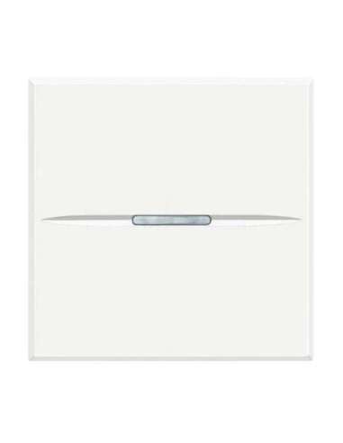 Interruptor axial Axolute iluminable 16 AX-250 V~ - borne auto - 2 módulos - Blanco - A001504186 BTICINO HD4001M2AN