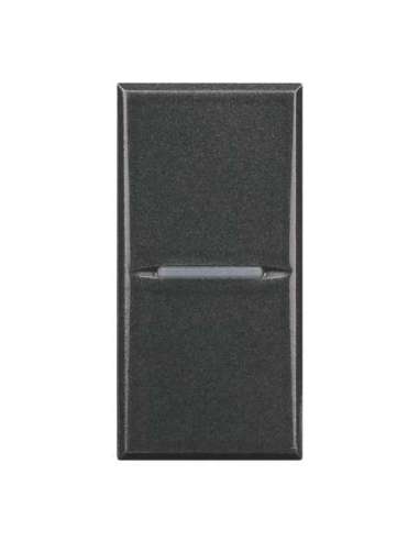 Interruptor axial Axolute iluminable 16 AX-250 V~ - borne auto - 1 módulo - Antracita - A001504193 BTICINO HS4001AN