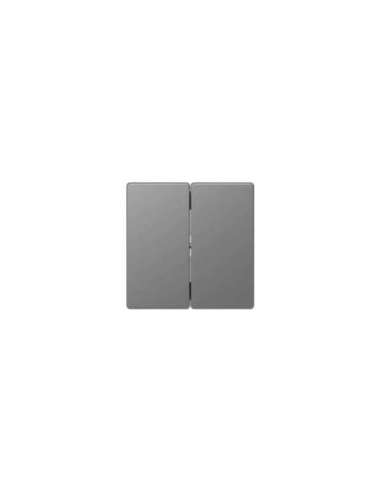 Tecla doble D-Life Aluminio - A001505933 SCHNEIDER ELECTRIC MTN3400-6036