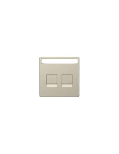 Tapa RJ45 doble Keystone D-Life Sahara - A001506082 SCHNEIDER ELECTRIC MTN4564-6033