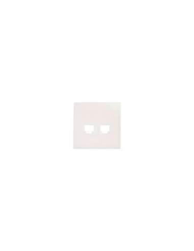 Tapa conector 2 rj45 61882-WH BJC 5TG22782WH02