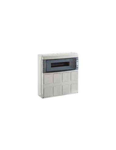 COFRET IP65 PARA TOMAS DE CORRIENTE 1x18 MÓDULOS VENTANA TRANSPARENTE TAPAS PRETROQUELA - A001511581 IDE PCSN18PT