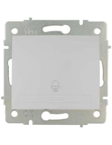 Pulsador 10A 250V~. De empotrar. SOLERA ERP03QC (EMBALAJE DE 10 UNIDADES)