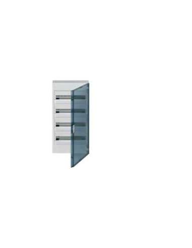 Caja superficie VEGA VB 4 filas con 18 módulos puerta transparente - A001516586 HAGER VB418TE