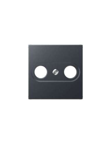 Placa toma TV. A antracita - A001546034 JUNG A561BFPLTVANM