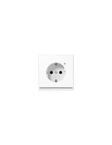 Enchufe SCHUKO® con luz LED. LS bl. alpi - A001546209 JUNG LS1520-OWWLNW
