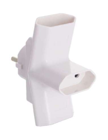 Adaptador triple 2P