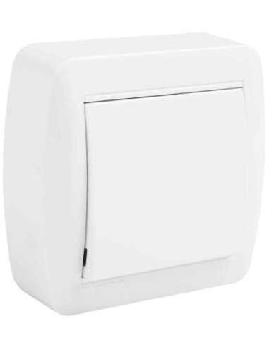 Interruptor bipolar 10AX 250V~. De superficie. - A001602812 SOLERA MUR22U (EMBALAJE DE 10 UNIDADES)
