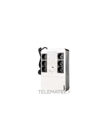 SAI Keor multiplug line interactive con 6 bases Schuko y protección integrada - 600VA 3 - A001607952 LEGRAND 310081