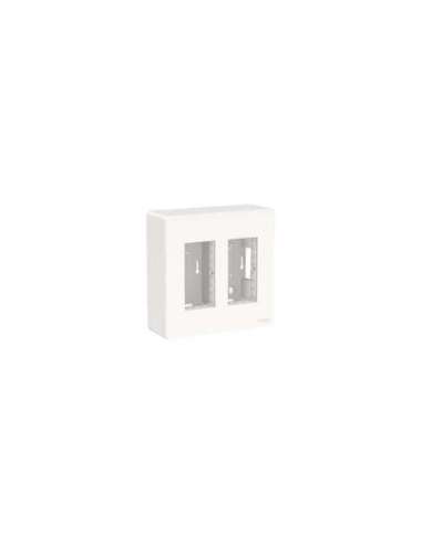 New Unica System+ - Puesto de Trabajo - 2 columnas - Superficie - Polar - A001609185 SCHNEIDER ELECTRIC NU122418