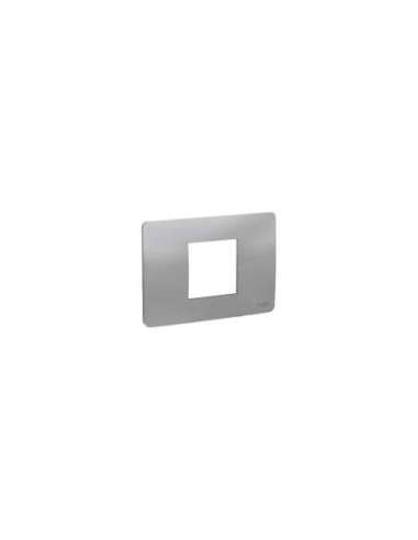 New Unica Marco Italiano 2 mod. Studio Aluminio - A001609231 SCHNEIDER ELECTRIC NU210230