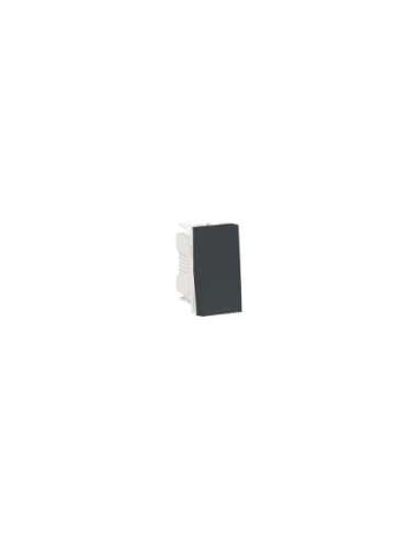New Unica Pulsador 1 mod NC Antracita - A001609383 SCHNEIDER ELECTRIC NU313654