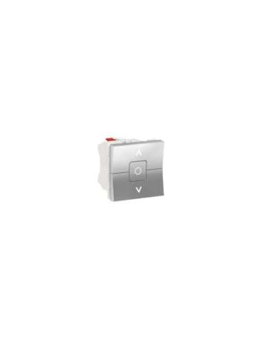 New Unica Interruptor de persianas Aluminio - A001609424 SCHNEIDER ELECTRIC NU320830