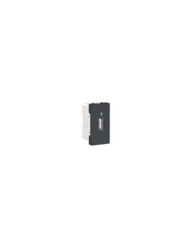 New Unica Toma USB 3.0 1 mod. Antracita - A001609488 SCHNEIDER ELECTRIC NU342954