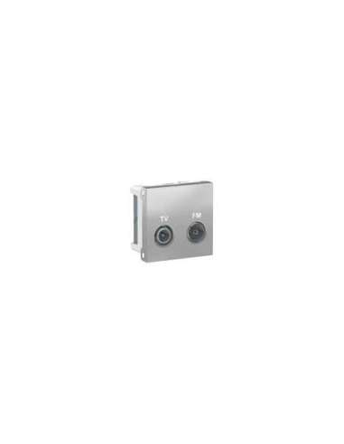 New Unica Toma TV-FM Derivacion unica Aluminio - A001609505 SCHNEIDER ELECTRIC NU345130