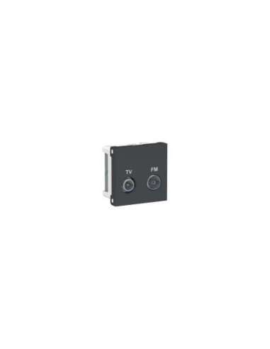 New Unica Toma TV-FM Derivacion unica Antracita - A001609506 SCHNEIDER ELECTRIC NU345154