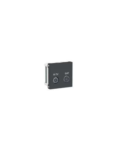 New Unica Toma R-TV/SAT Derivacion unica Antracita - A001609515 SCHNEIDER ELECTRIC NU345454