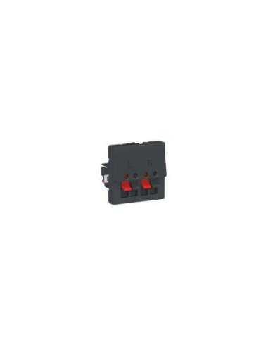 New Unica Toma altavoz 2 mod. Antracita - A001609533 SCHNEIDER ELECTRIC NU348654