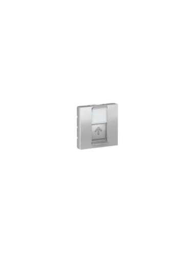 New Unica Carátula toma RJ45 2 mod. Aluminio - A001609693 SCHNEIDER ELECTRIC NU941130