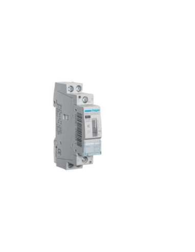 Contactor silencioso manual 25A 2NA 24V DC 1 módulo - A001614912 HAGER ERD225SDC