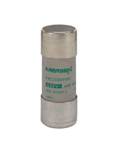 690V CP 22X58 AM 80A S/I FS FR22AM69V80 - A001616008 MERSEN H216667 (EMBALAJE DE 10 UNIDADES)