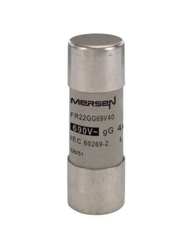 690V CP 22X58 GG 40A S/I FS FR22GG69V40 - A001616071 MERSEN J213609 (EMBALAJE DE 10 UNIDADES)