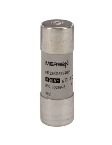 690V CP 22X58 GG 40A P FS FR22GG69V40P - A001616582 MERSEN R212075 (EMBALAJE DE 10 UNIDADES)