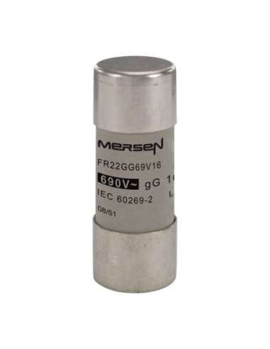 690V CP 22X58 GG 16A S/I FS FR22GG69V16 - A001616655 MERSEN S201818 (EMBALAJE DE 10 UNIDADES)