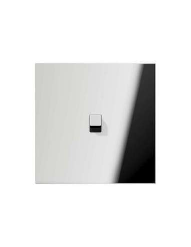 Placa 1x1 pal. cubo 1912 cromado - A001657712 JUNG GCR12-0E22