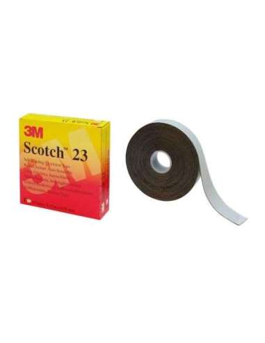 Scotch® 23 Cinta Autosoldable en bulk (retractilado individual) 19mm x 9