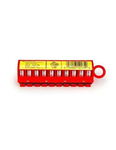 3M™ Scotchcode™ Dispensador con Rollo de 0 a 9 STD 0-9 X 7000058253 - A001665118 3M SDR09X (EMBALAJE DE 10 UNIDADES)