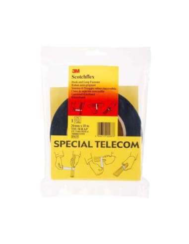 3M™ Scotchflex™ Cinta de Sujeción Color Negro - 20mm x 10m 7000033355 - A001665129 3M SFLEX (EMBALAJE DE 30 UNIDADES)