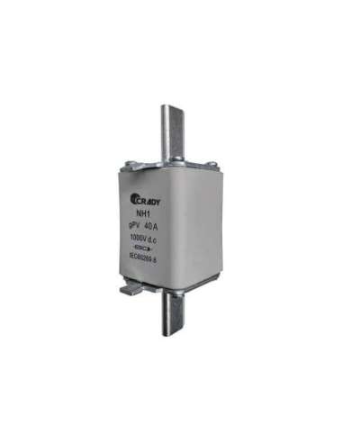 FUSIBLE DE CUCHILLA NH-1 DE 80A GPV - A001678424 TEMPER 0117103 (EMBALAJE DE 3 UNIDADES)