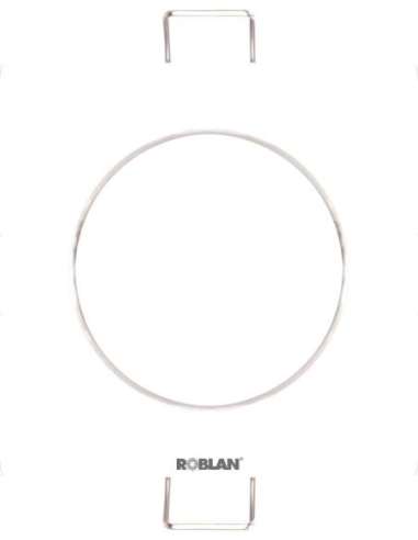 ARO FIJO CUADRADO DICROICA GU10 PORTALÁMPARAS BLANCO - A001701372 ROBLAN SDFFW