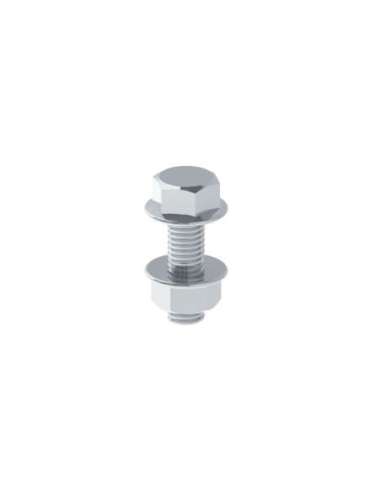 66 Tornillo DIN 6921 M8x25 AISI 316 66829-A4 - A001704704 UNEX 66829-A4 (EMBALAJE DE 100 UNIDADES)