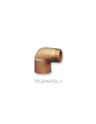 CODO 90° M-H 4092G DIÁMETRO 18X1/2 BRONCE - A001719128 IBP ATCOSA 4092G018004000 (EMBALAJE DE 10 UNIDADES)