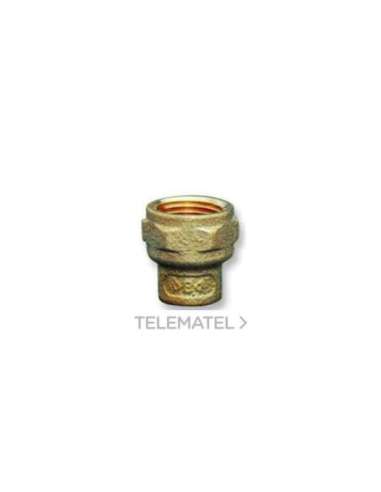 ADAPTADOR H-H 4270G DIÁMETRO 15X1/2 BRONCE - A001719694 IBP ATCOSA 4270G015004000 (EMBALAJE DE 10 UNIDADES)