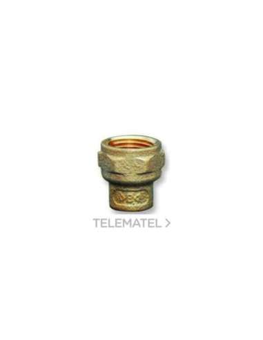 ADAPTADOR H-H 4270G DIÁMETRO 18X3/4 BRONCE - A001719700 IBP ATCOSA 4270G018006000 (EMBALAJE DE 10 UNIDADES)