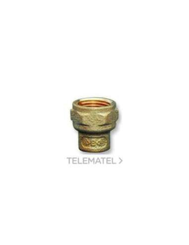 ADAPTADOR H-H 4270G DIÁMETRO 22X1/2 BRONCE - A001719702 IBP ATCOSA 4270G022004000 (EMBALAJE DE 10 UNIDADES)