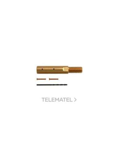 TERMINAL ROSCA LATÓN PARA FIBRA DIÁMETRO 9/14MM M12 - A002770632 ESTIARE 48000004