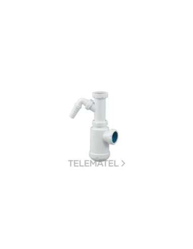 SIFÓN BOTELLA EXTENSIBLE S-70 HORIZONTAL DOBLE TOMA 1.1/2 JIMTEN 002428 (EMBALAJE DE 50 UNIDADES)