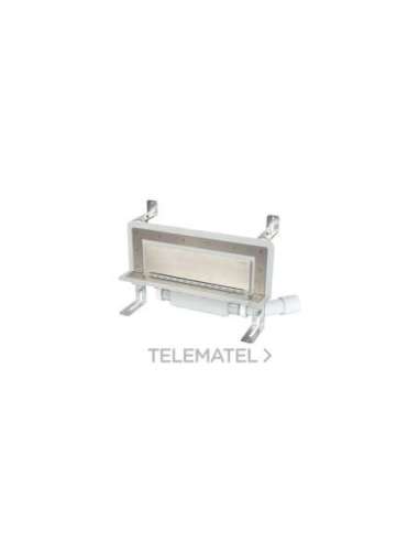 CANALETA PARED REGISTABLE S-890 30MM INOX C/SFN.EXTRB.SAL.LAT.ORIENT.40/50M JIMTEN 014305