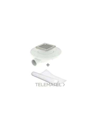 SUMIDERO COMPACTO S-593 DIÁMETRO 40 H PARA PLATO DE DUCHA DE OBRA - A002857988 JIMTEN 013644