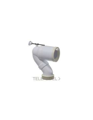 MANGUITO INODORO ACODADO RECORTABLE S-501 MEDIDA 110 - A002857999 JIMTEN 021409