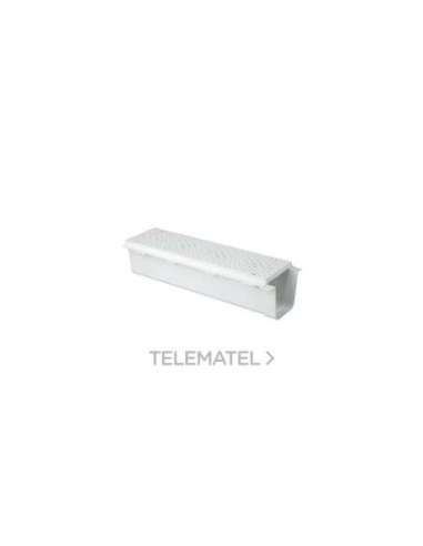 CANALETA CON REJILLA S241 510X170 GRIS - A002858941 JIMTEN 029005 (EMBALAJE DE 8 UNIDADES)