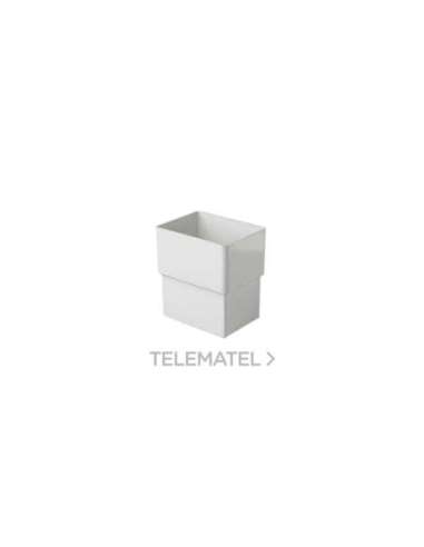 MANGUITO BAJANTE M-H ZQGT 100X73 BLANCO - A002860247 JIMTEN 038241 (EMBALAJE DE 10 UNIDADES)
