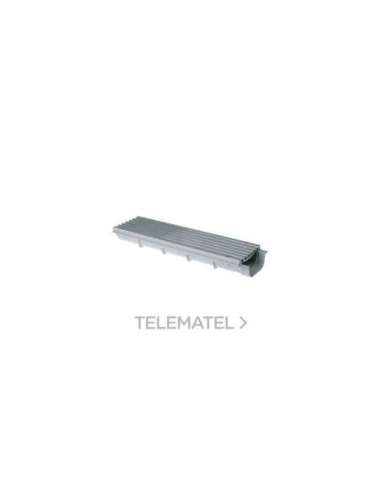 CANAL CON REJILLA PISCINA S322 500MM GRIS - A002860470 JIMTEN 029042 (EMBALAJE DE 10 UNIDADES)