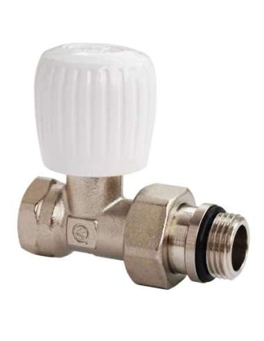 VÁLVULA RADIADOR RECTA SIMPLE REGLAJE 3/8 ROSCAR - A002890412 ORKLI 1116